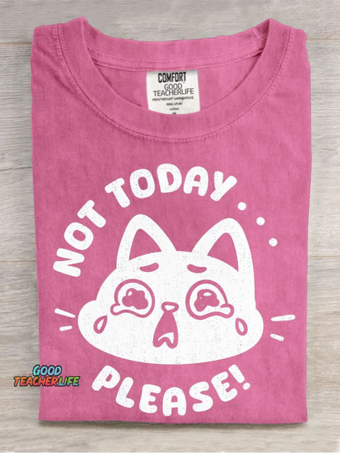 Kitten Begging Decorative Pattern T-shirt