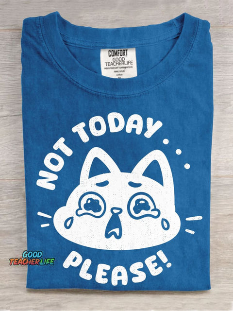 Kitten Begging Decorative Pattern T-shirt
