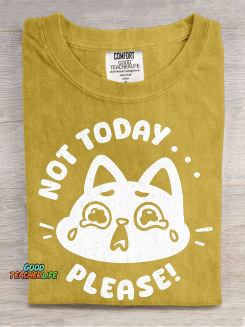 Kitten Begging Decorative Pattern T-shirt
