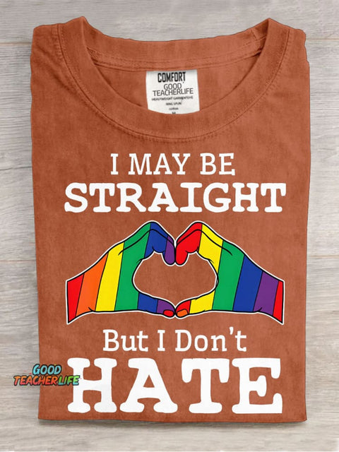 I Don't Hate Decorative Pattern T-shirt