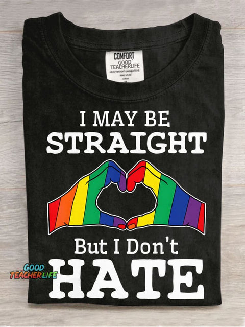 I Don't Hate Decorative Pattern T-shirt