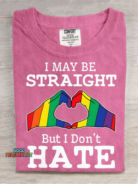 I Don't Hate Decorative Pattern T-shirt