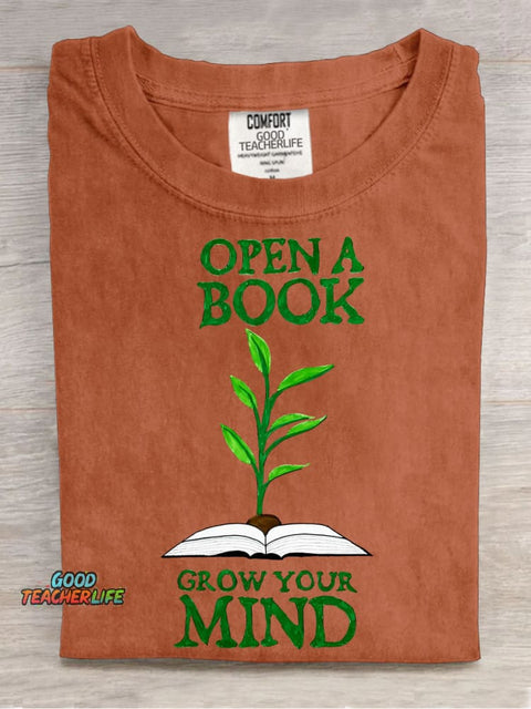 Open A Book Decorative Pattern T-shirt
