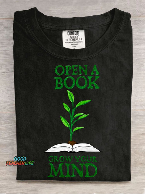Open A Book Decorative Pattern T-shirt
