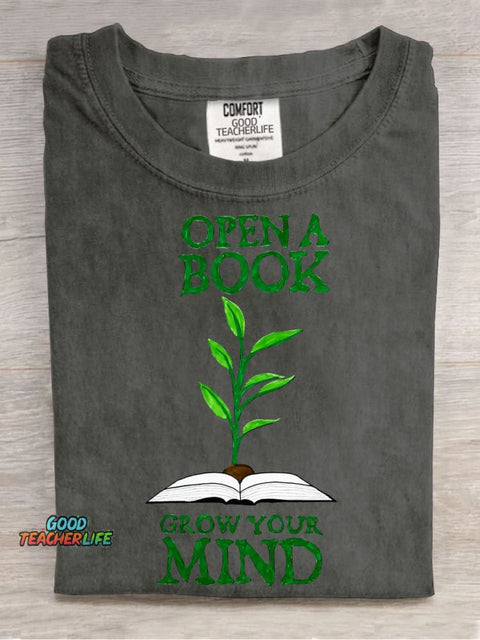 Open A Book Decorative Pattern T-shirt