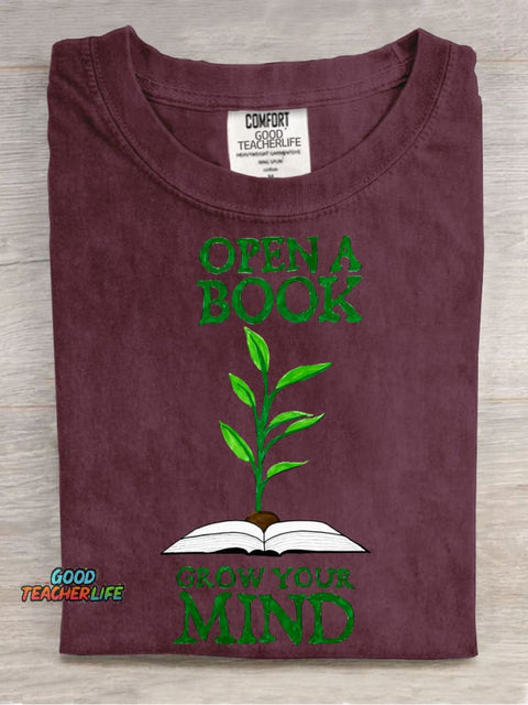 Open A Book Decorative Pattern T-shirt