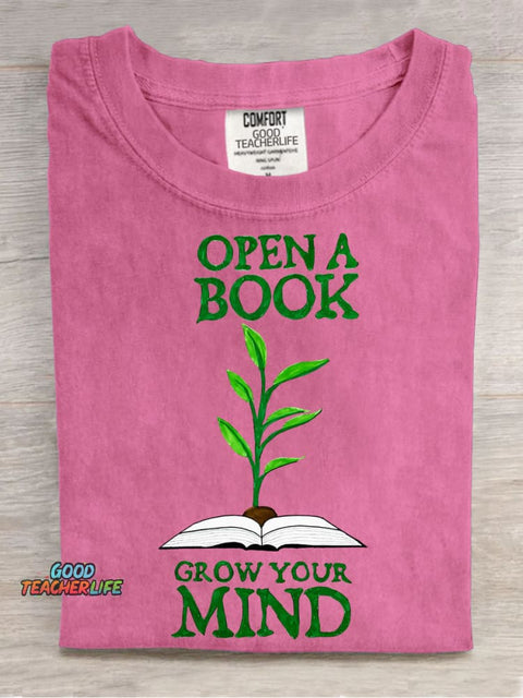 Open A Book Decorative Pattern T-shirt