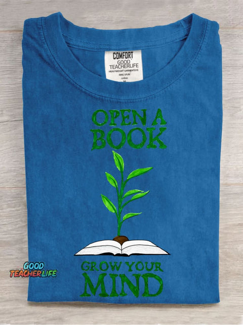 Open A Book Decorative Pattern T-shirt