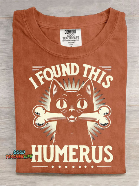 I Found This Humerus Decorative Pattern T-shirt