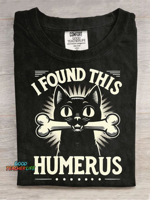 I Found This Humerus Decorative Pattern T-shirt