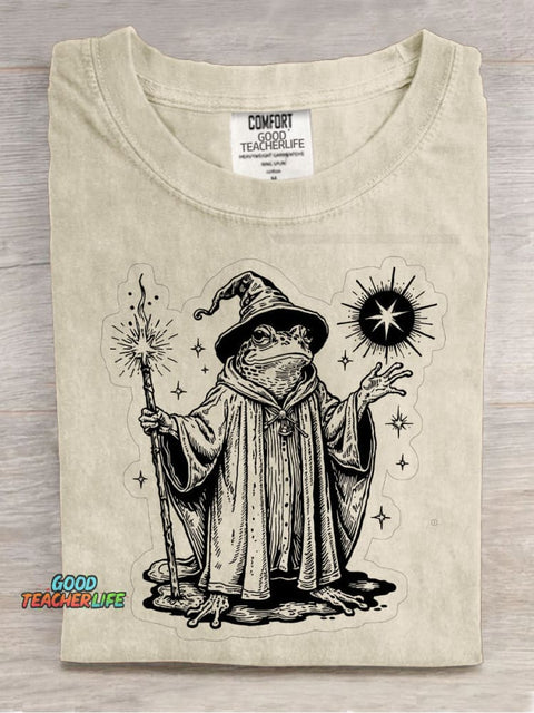 Magic Frog Decorative Pattern T-shirt
