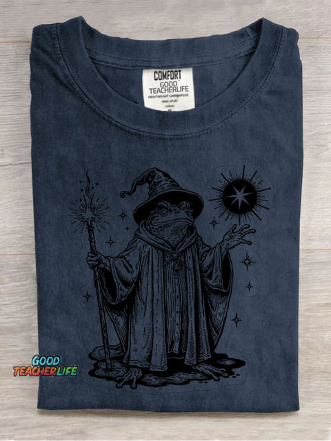 Magic Frog Decorative Pattern T-shirt