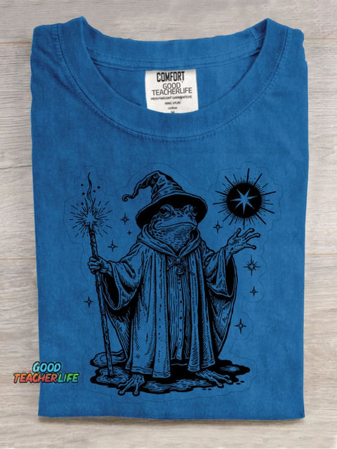Magic Frog Decorative Pattern T-shirt