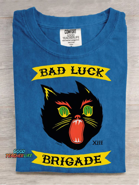 Bad Luck Brigade Decorative Pattern T-shirt
