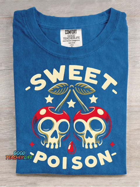 Sweet Poison Decorative Pattern T-shirt