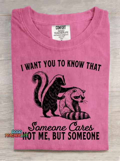 Friendship Comfort Decorative Pattern T-shirt
