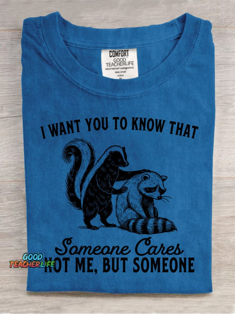 Friendship Comfort Decorative Pattern T-shirt