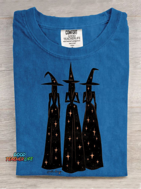 Mysterious three witches decorative pattern T-shirt