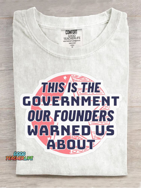 Our Founders Warned Us About Decorative Pattern T-shirt