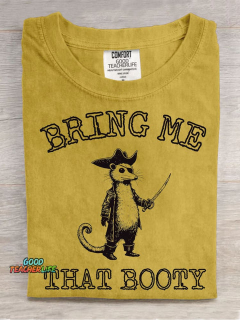 Bring Me That Booty Decorative Pattern T-shirt