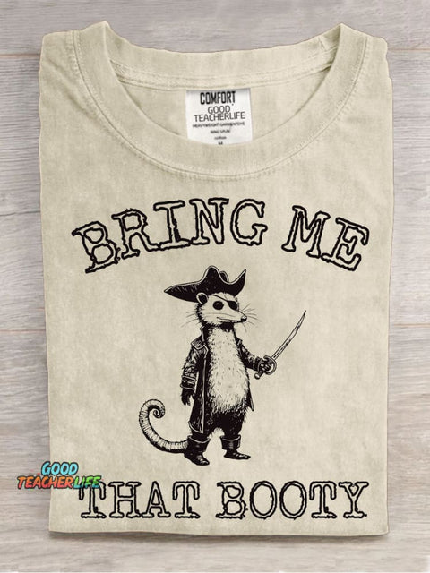 Bring Me That Booty Decorative Pattern T-shirt