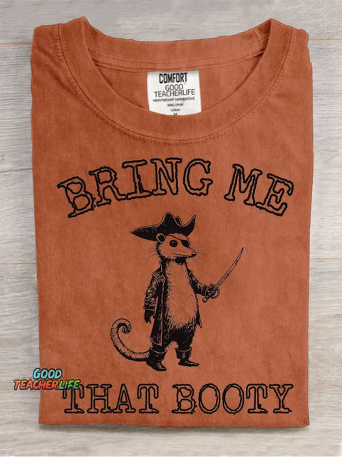 Bring Me That Booty Decorative Pattern T-shirt