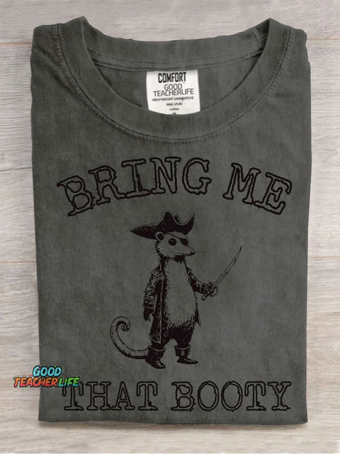 Bring Me That Booty Decorative Pattern T-shirt