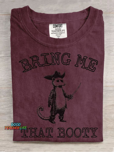 Bring Me That Booty Decorative Pattern T-shirt