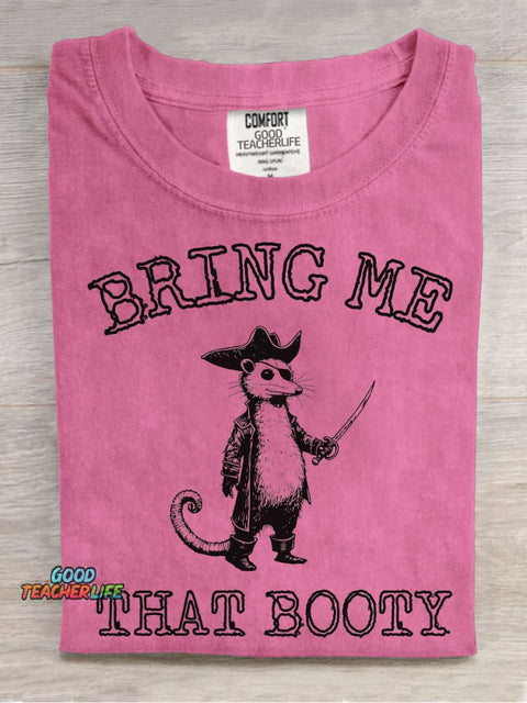 Bring Me That Booty Decorative Pattern T-shirt