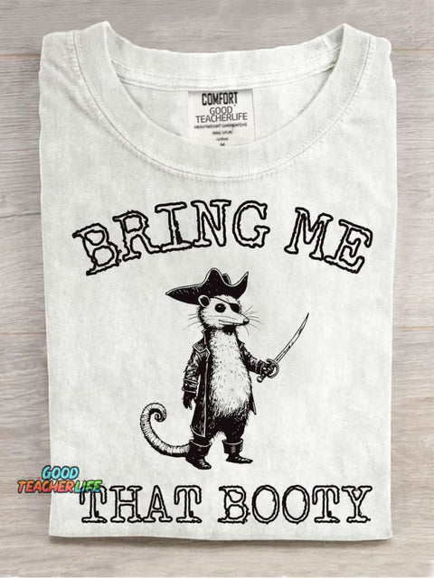 Bring Me That Booty Decorative Pattern T-shirt
