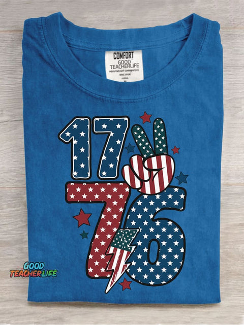 Glory 1776 Decorative Pattern T-shirt