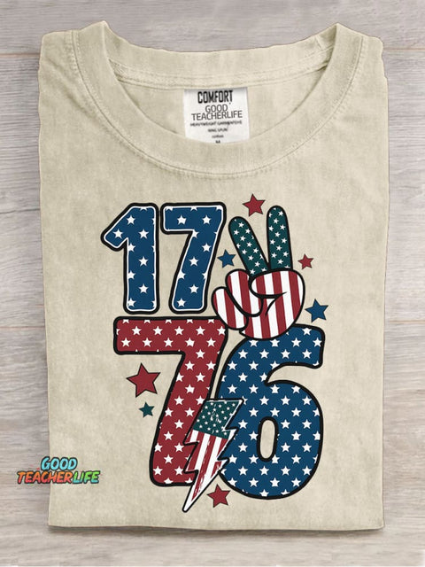 Glory 1776 Decorative Pattern T-shirt