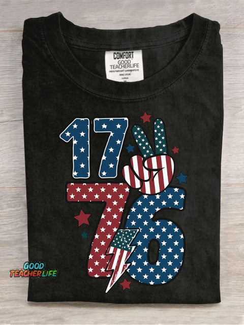 Glory 1776 Decorative Pattern T-shirt