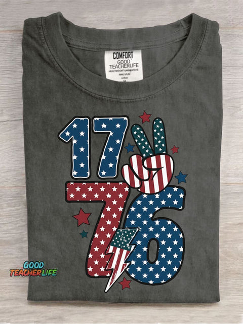Glory 1776 Decorative Pattern T-shirt
