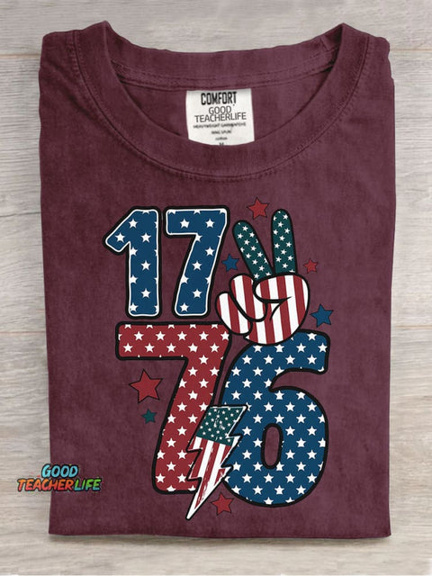 Glory 1776 Decorative Pattern T-shirt