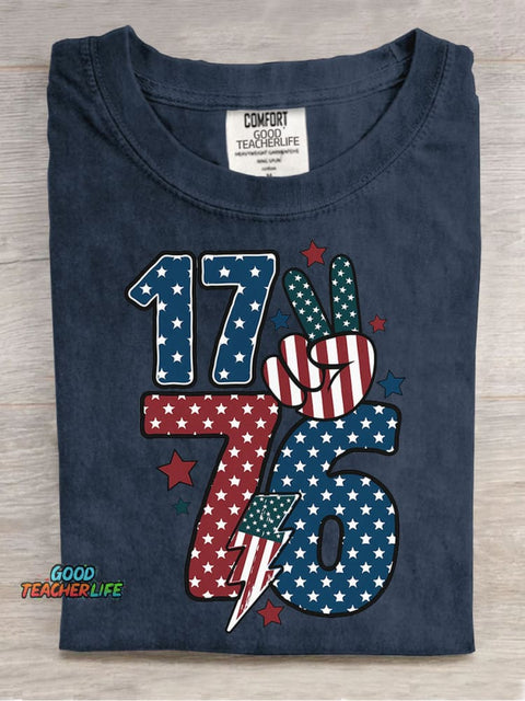 Glory 1776 Decorative Pattern T-shirt