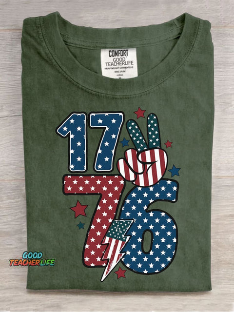 Glory 1776 Decorative Pattern T-shirt