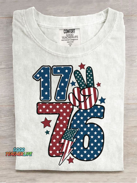 Glory 1776 Decorative Pattern T-shirt
