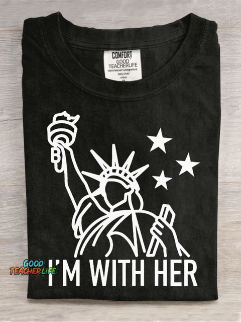 I'm with Her Teacher T-shirt