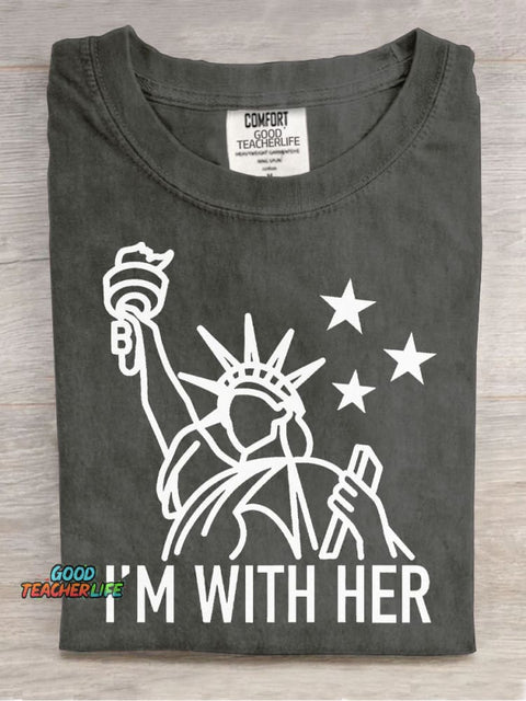 I'm with Her Teacher T-shirt