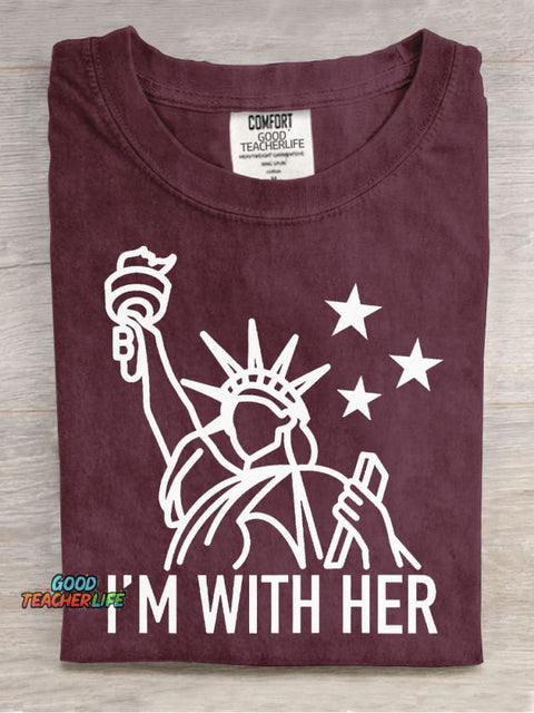 I'm with Her Teacher T-shirt