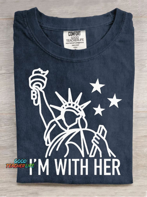 I'm with Her Teacher T-shirt