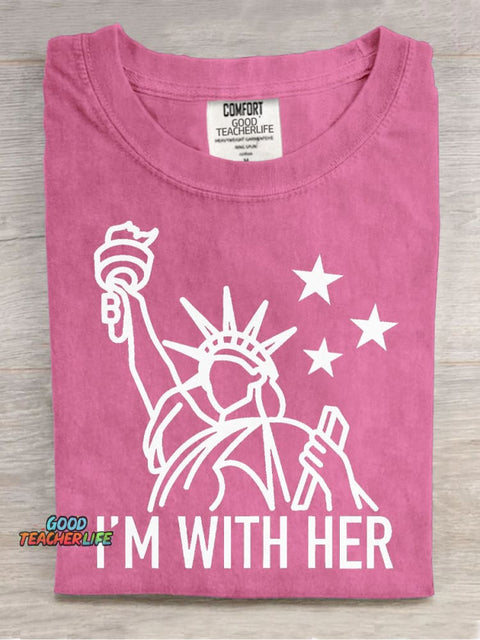 I'm with Her Teacher T-shirt