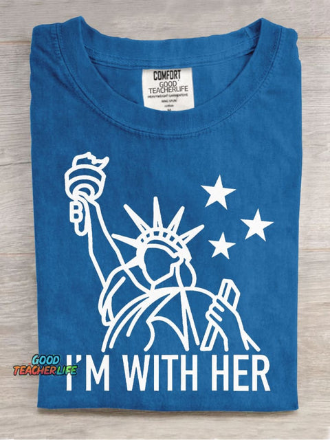 I'm with Her Teacher T-shirt