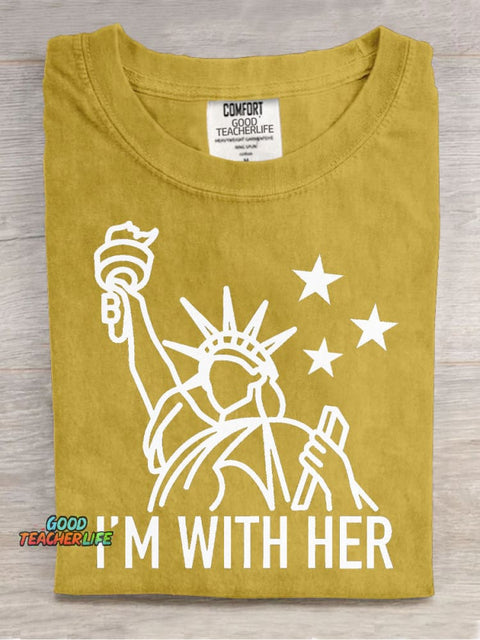I'm with Her Teacher T-shirt