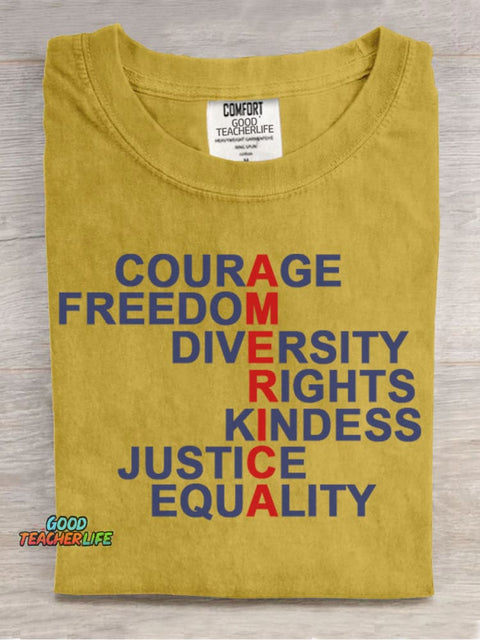America Teacher T-shirt