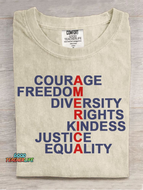 America Teacher T-shirt