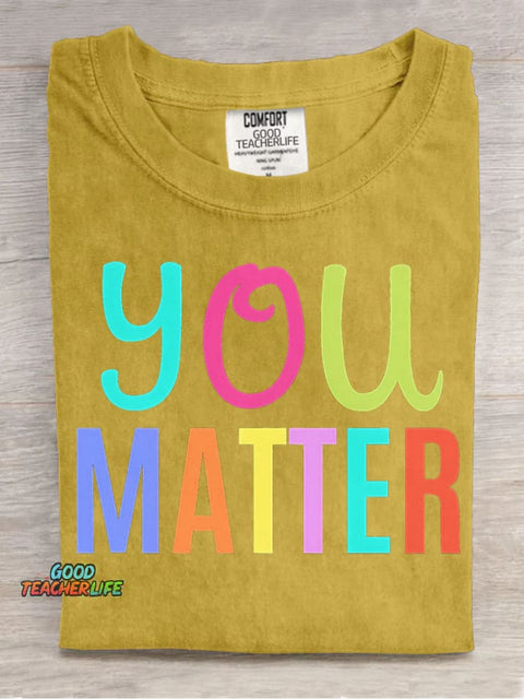 You Matter Decorative Pattern T-shirt