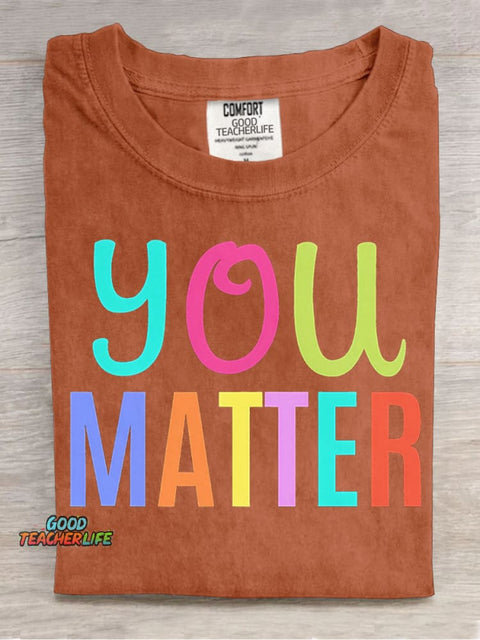 You Matter Decorative Pattern T-shirt
