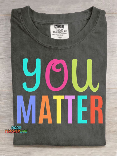 You Matter Decorative Pattern T-shirt